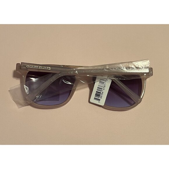 Adrienne Vittadini AV059 Milky White Women’s SPORT Designer Aviator Sunglasses main image 6